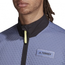 adidas Fleecepullover Terrex Utilitas Hike Half-Zip blau Herren